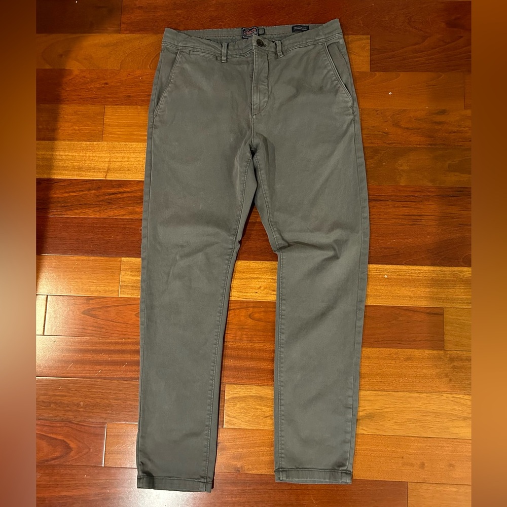 Grayers Brand stretch chinos- Gray